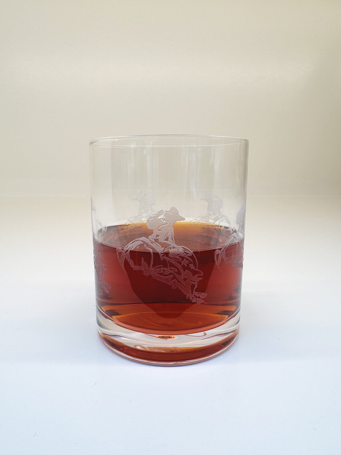 etched double rocks glasses